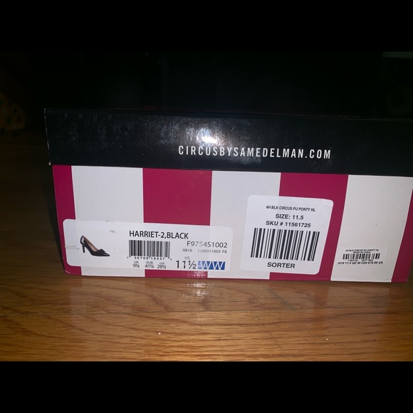 Sam Edelman pointed toe black pumps - Picture 8 of 8